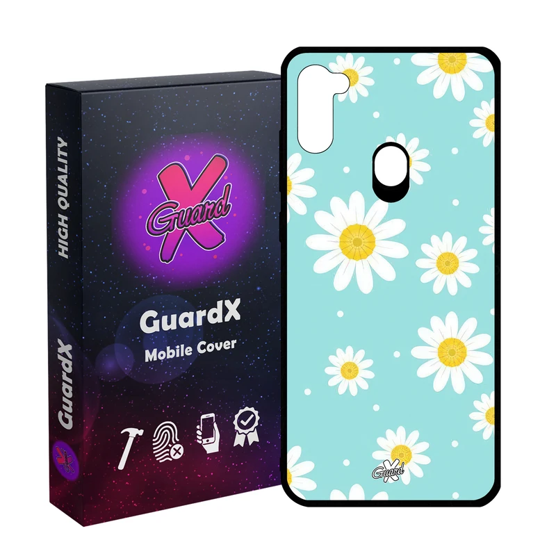 کاور گارد ایکس طرح گل مدل Glass10646 مناسب برای گوشی موبایل سامسونگ Galaxy A11/M11