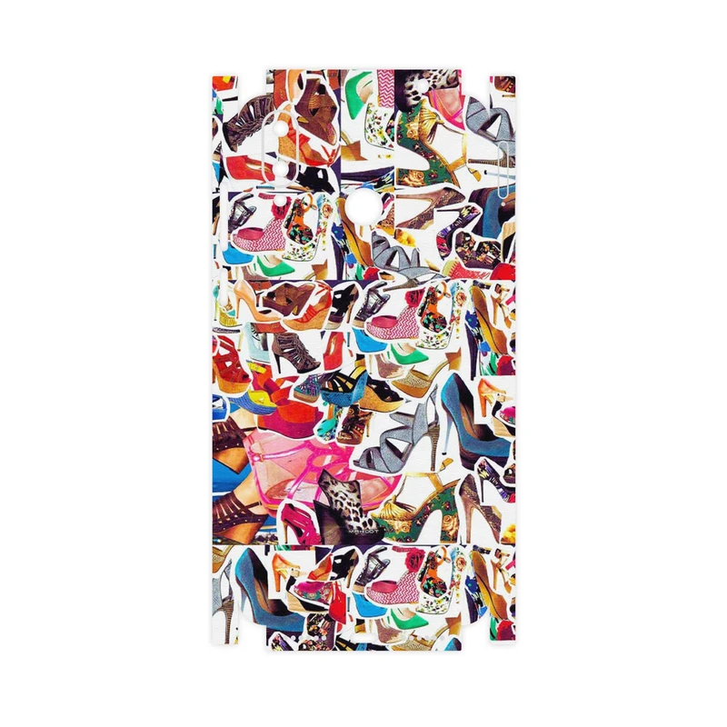برچسب پوششی ماهوت مدل Collage of High heel Shoes-FullSkin مناسب برای گوشی موبایل جی پلاس Q10