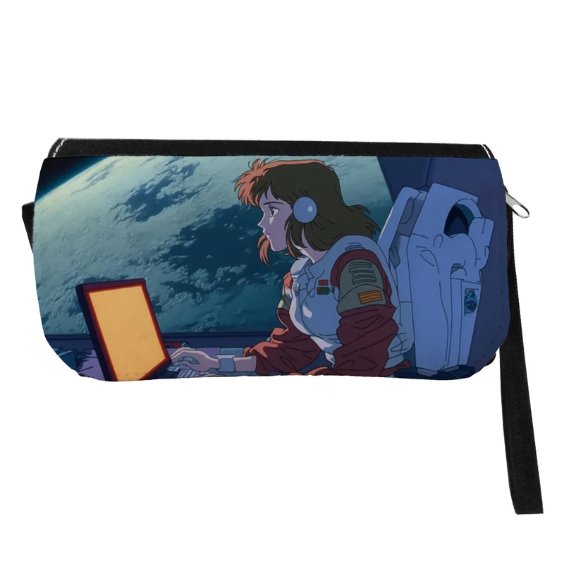 جامدادی مدل دوزیپ طرح انیمه گرل کد NI1407