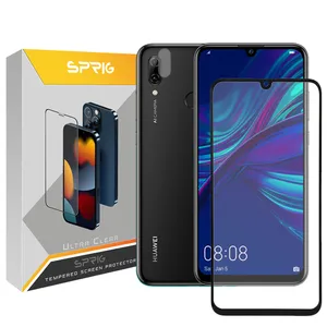 محافظ لنز دوربین اسپریگ مدل SH-FU مناسب برای گوشی موبایل هوآوی P smart 2019 به همراه محافظ صفحه نمایش