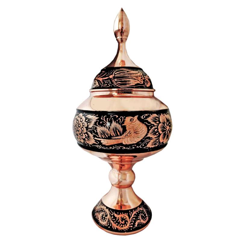 شکلات خوری مسی مدل الماس تراش کد 32