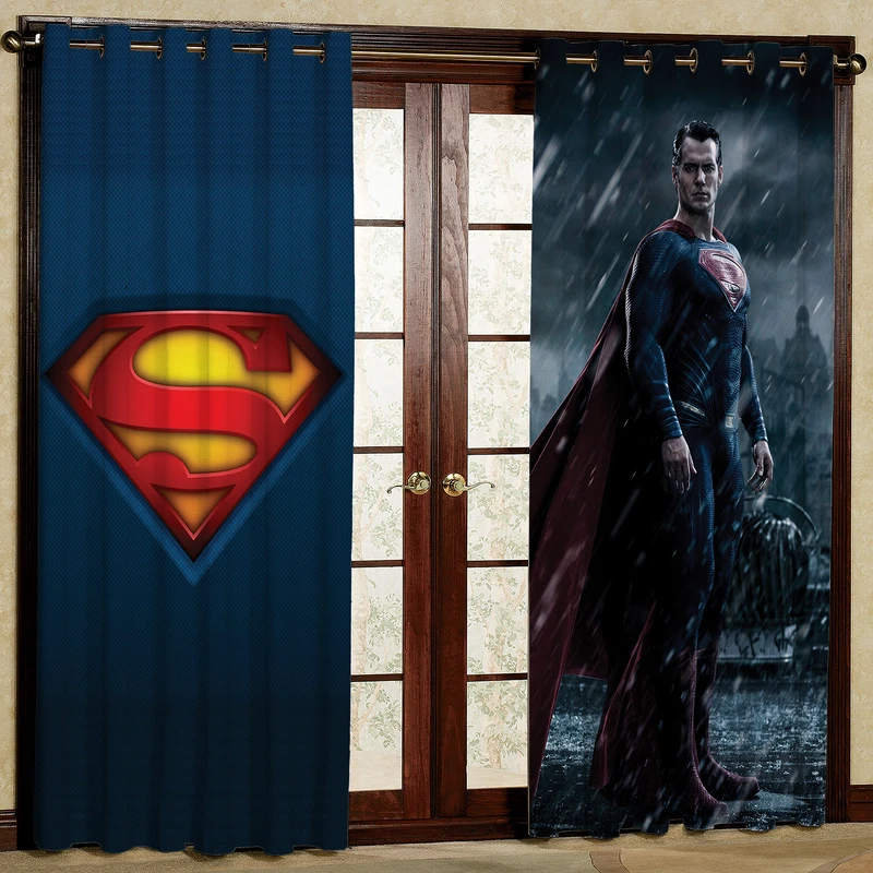 پرده مدل کارتونی مخمل پانچی کد 1263 سایز 140x280 سانتی متر