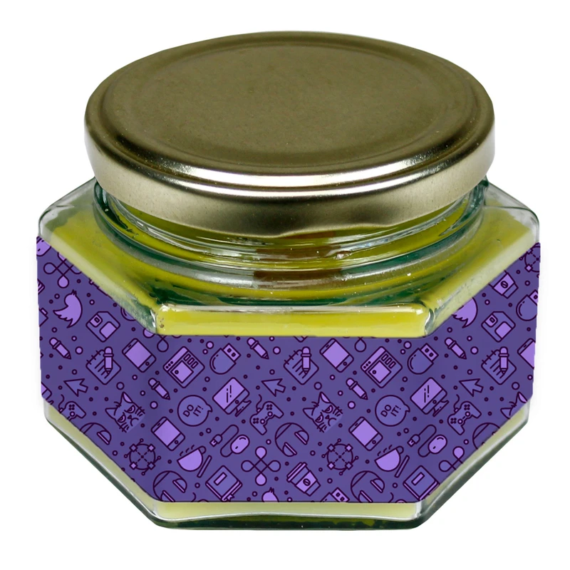 شمع لیوانی طرح فانتزی مدل C622