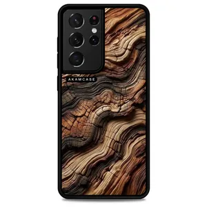 AKAM AMC-WSGS21U-WOOD-1 Cover For Samsung Galaxy S21 Ultra