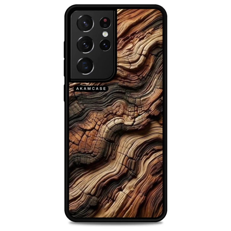 کاور آکام مدل AMC-WSGS21U-WOOD-1 مناسب برای گوشی موبایل سامسونگ Galaxy S21 Ultra