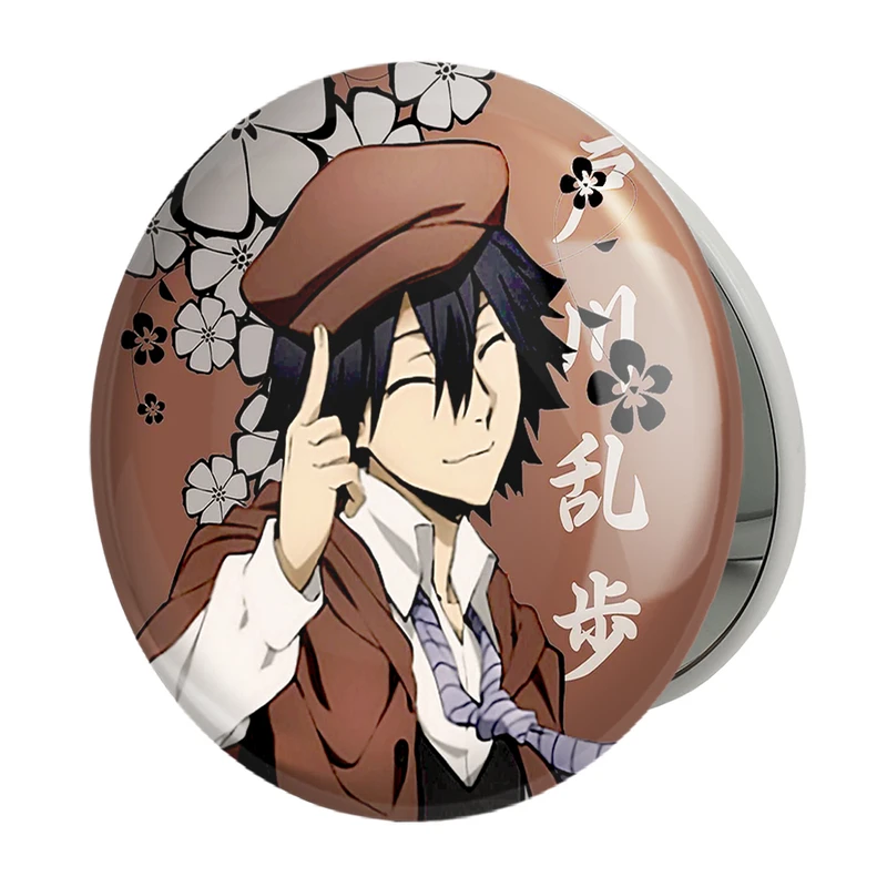 آینه جیبی خندالو طرح ادوگاوا رامبو انیمه سگ های ولگرد بانگو مدل تاشو کد 10144 