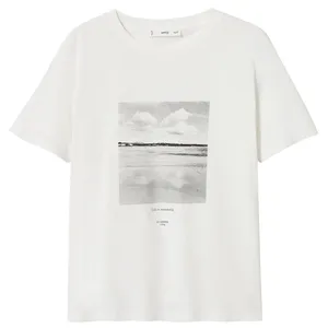 تی شرت آستین کوتاه زنانه مانگو مدل PG020PST