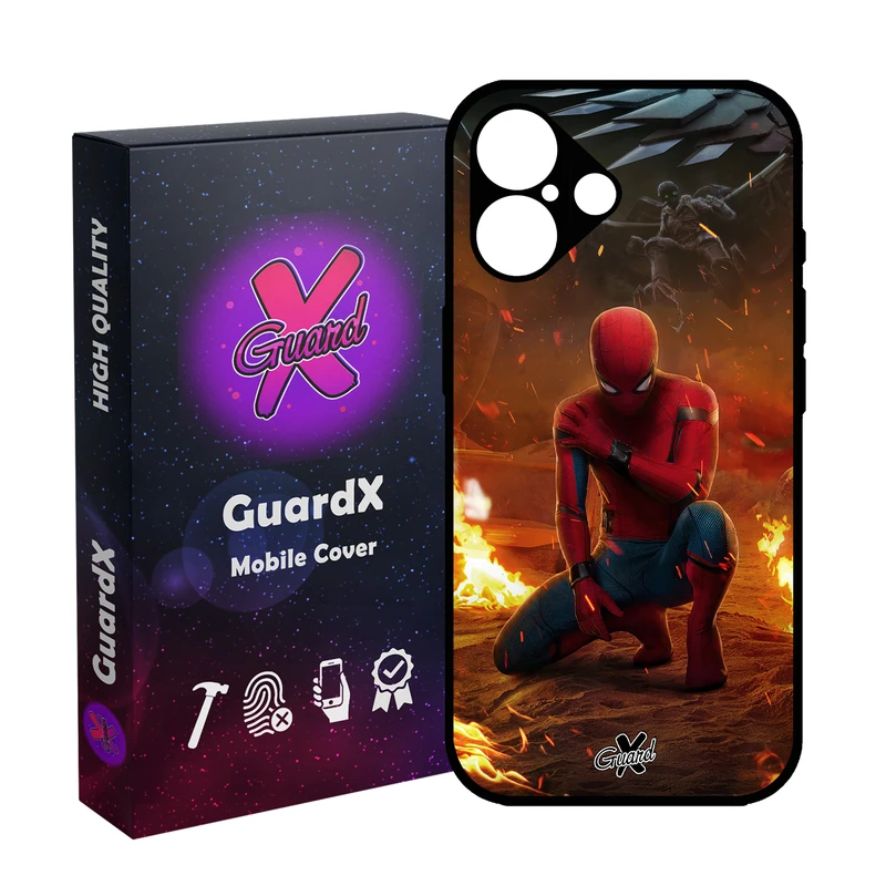 کاور گارد ایکس طرح Spider Man مدل 10098 مناسب برای گوشی موبایل اپل iPhone 16