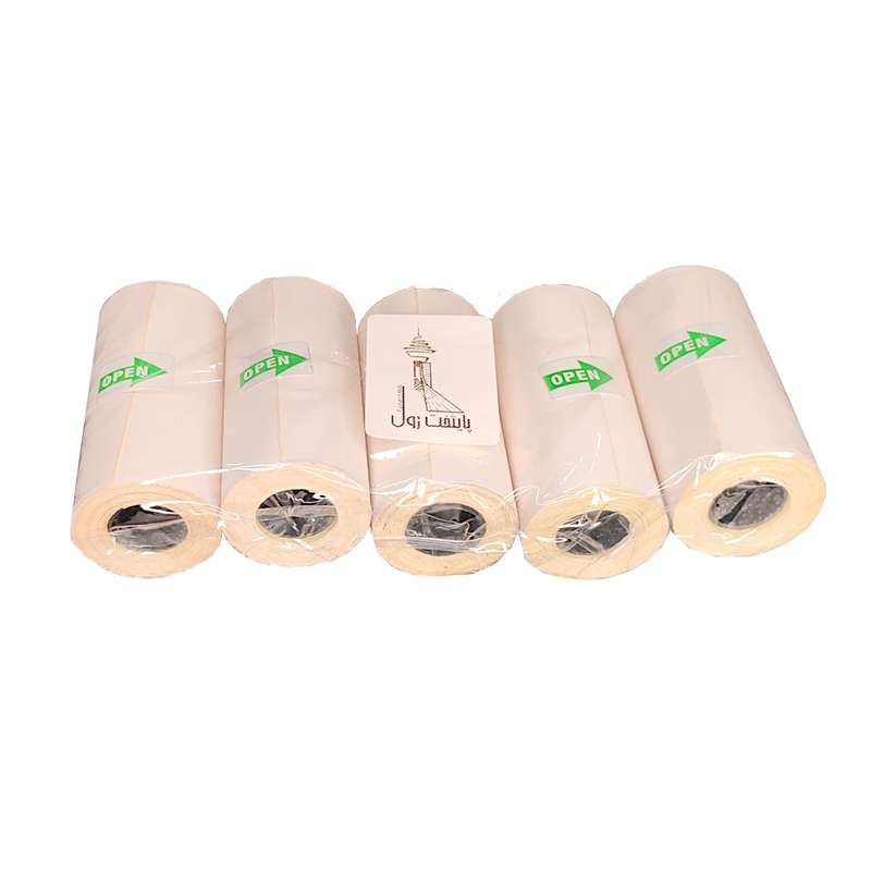 کاغذ پرینتر حرارتی پشت چسبدار پایتخت رول مدل LA3W بسته 5 عددی کاغذ پرینتر حرارتی پشت چسبدار پایتخت رول مدل LA3W بسته 5 عددی