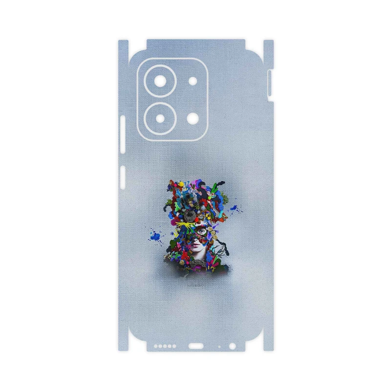 برچسب پوششی ماهوت مدل Collage of surreal Portrait of Women 4-FullSkin مناسب برای گوشی موبایل شیائومی Redmi 15C 4G