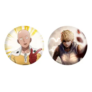 مگنت خندالو طرح جنوس و سایتاما انیمه مرد تک مشتی کد 1135211345 مجموعه 2 عددی