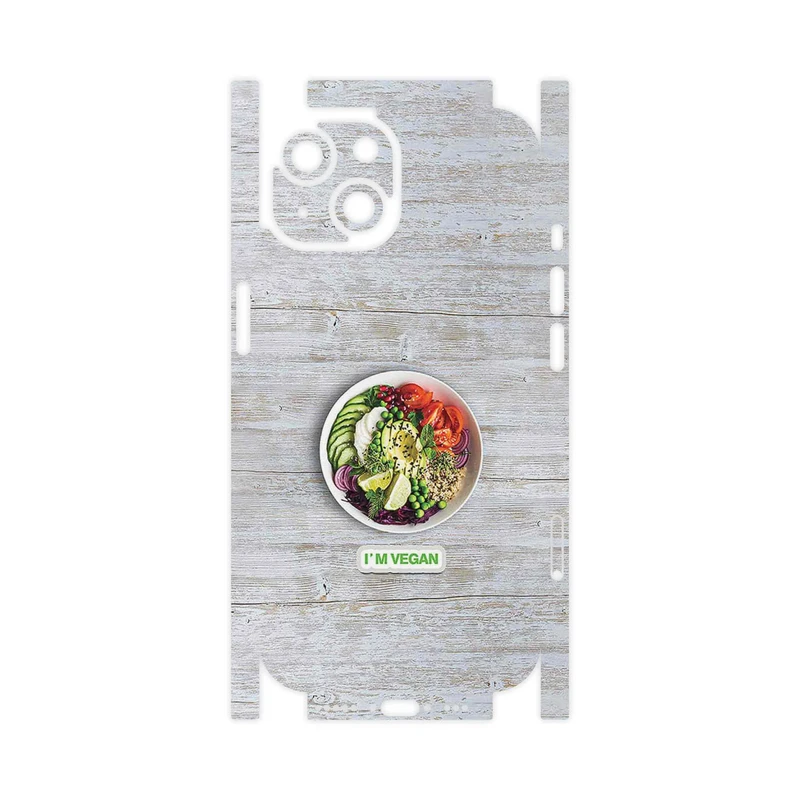 برچسب پوششی ماهوت مدل Im_vegan-FullSkin مناسب برای گوشی موبایل اپل iPhone 15