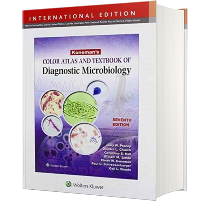 کتاب Konemans Color Atlas and Textbook of Diagnostic Microbiology اثر جمعی از نویسندگان انتشارات لیپین کات