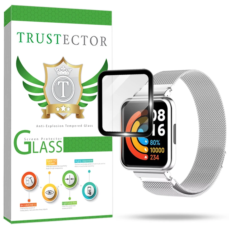 محافظ صفحه نمایش تراستکتور مدل PMMT20 مناسب برای ساعت هوشمند شیائومی Redmi Watch 2 Lite