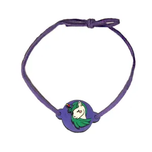 دستبند دخترانه مدل تک شاخ کد VIOLET-UNICORN-004