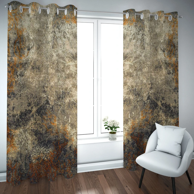 پرده مدل چاپی هازان سایز 300×150 سانتی متر 