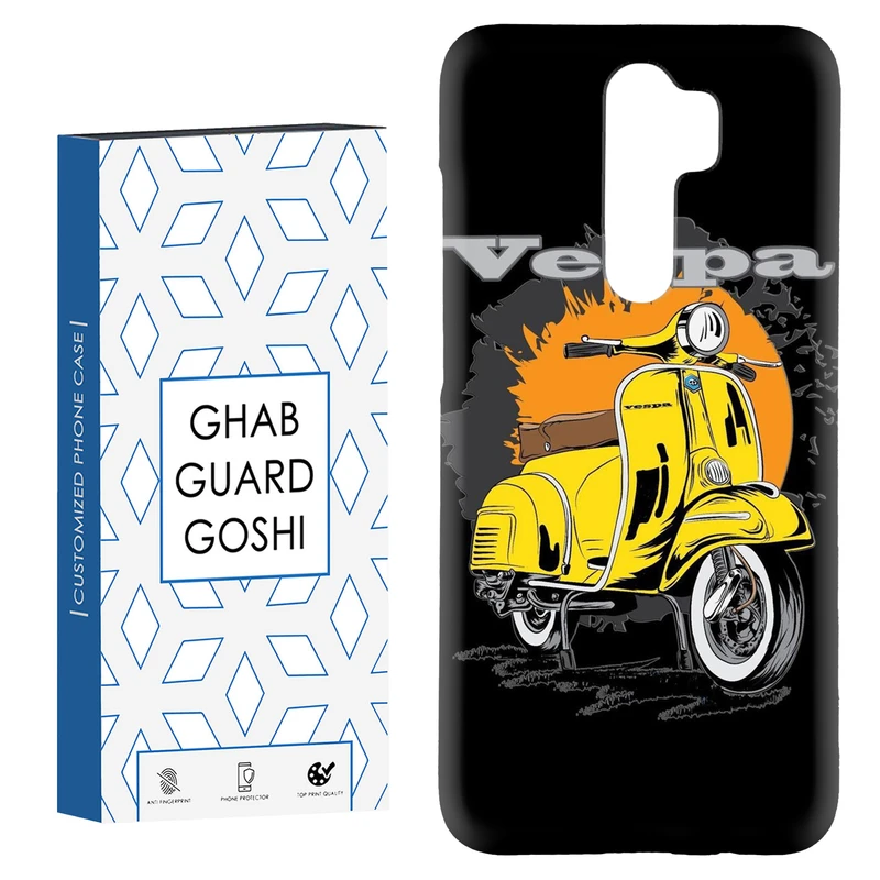 کاور قاب گارد گوشی طرح موتور وسپا کد Dimo-161 مناسب برای گوشی موبایل شیائومی Redmi 9 / Redmi 9 Prime