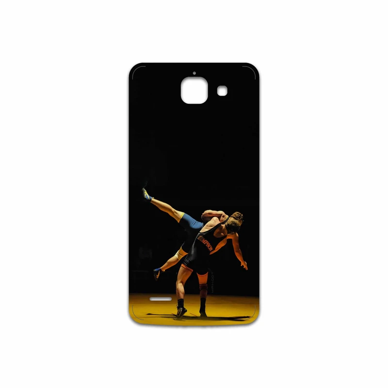 برچسب پوششی ماهوت مدل Wrestling مناسب برای گوشی موبایل هوآوی Ascend G730