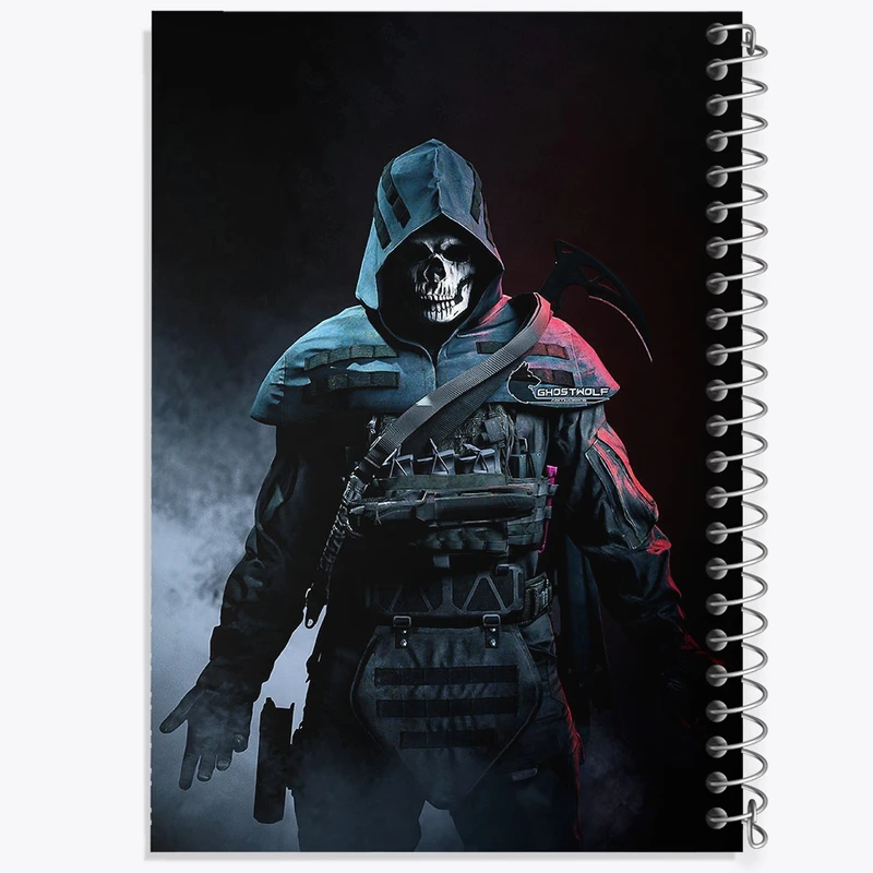 دفتر ژورنال نویسی 50 برگ خندالو مدل نقطه ای طرح کال آف دیوتی (call Of Duty) کد F1274