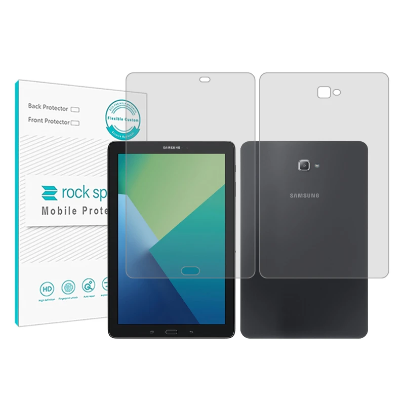 محافظ صفحه نمایش شفاف راک اسپیس مدل Hygel مناسب برای تبلت سامسونگ Galaxy Tab A 10.1 (2016) به همراه محافظ پشت تبلت