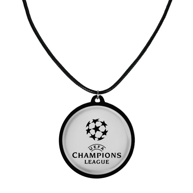 گردنبند مدل دوطرفه طرح یوفا چمپیونز لیگ اروپا کد S3652