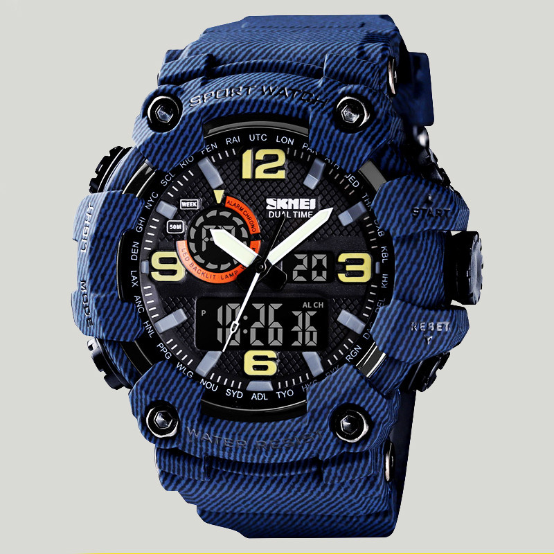 ساعت مچی دیجیتال مردانه اسکمی مدل 1520 BU ساعت مچی دیجیتال مردانه اسکمی مدل 1520 BU