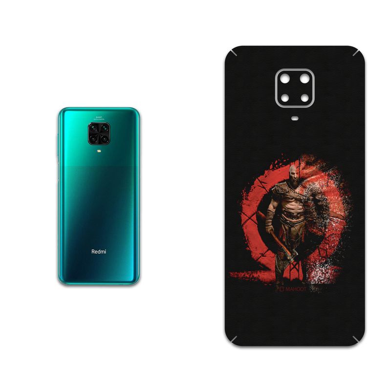 برچسب پوششی ماهوت مدل GOD-OF-WAR-Game مناسب برای گوشی موبایل شیائومی Redmi Note 9 Pro