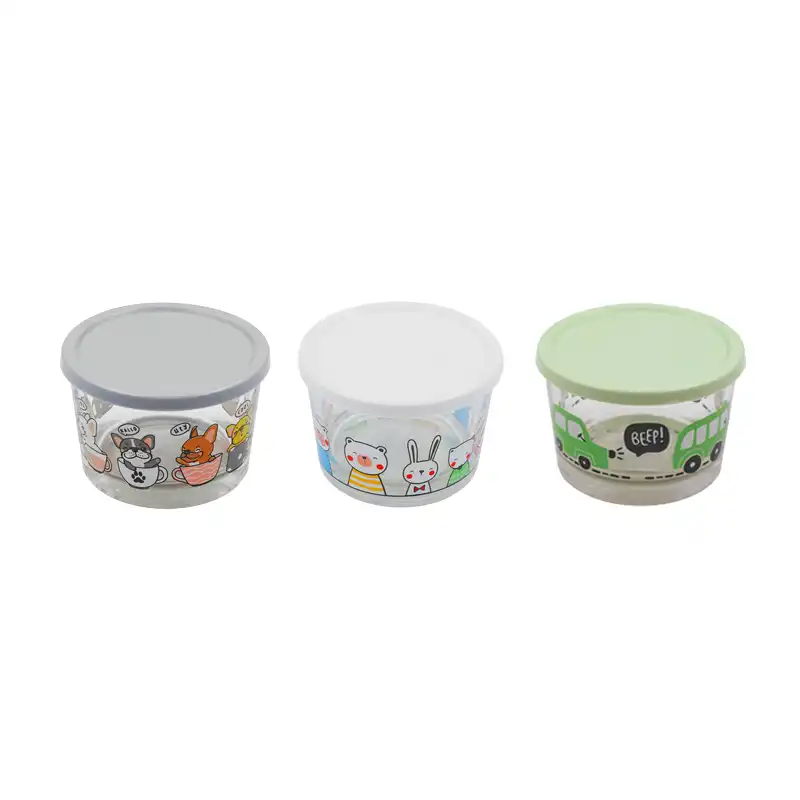 ظرف نگهدارنده غذای کودک لیمون مدل کادویی کد 1999 مجموعه سه عددی