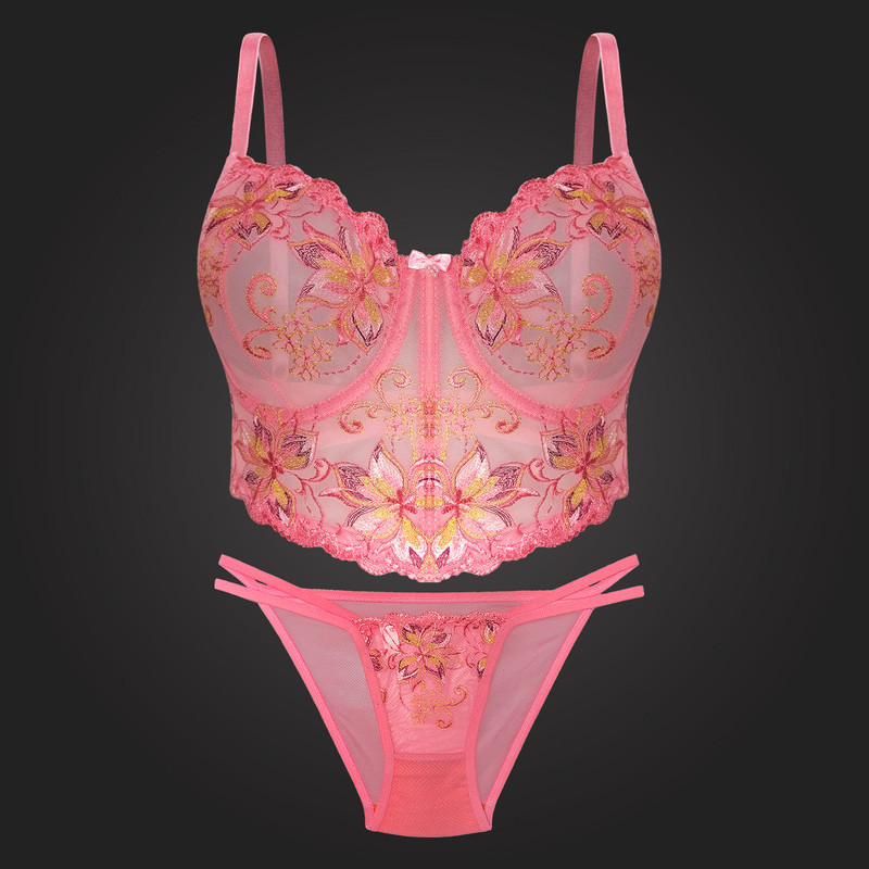 ست شورت و سوتین زنانه دلنشین مدل کد DN-645 رنگ صورتی