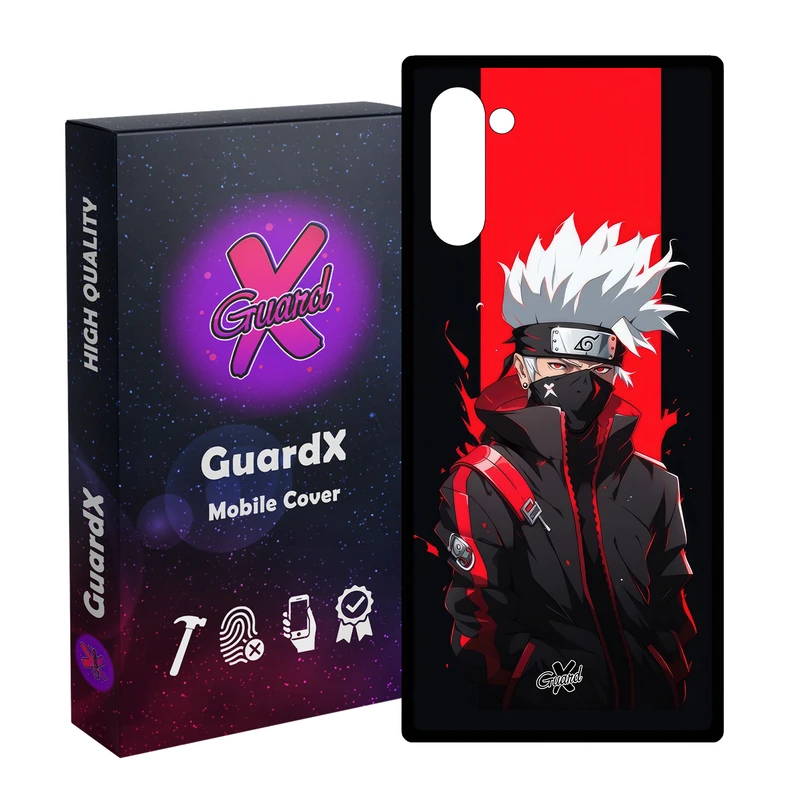 کاور گارد ایکس طرح کاکاشی انیمه مدل Glass10585 مناسب برای گوشی موبایل سامسونگ Galaxy Note 10