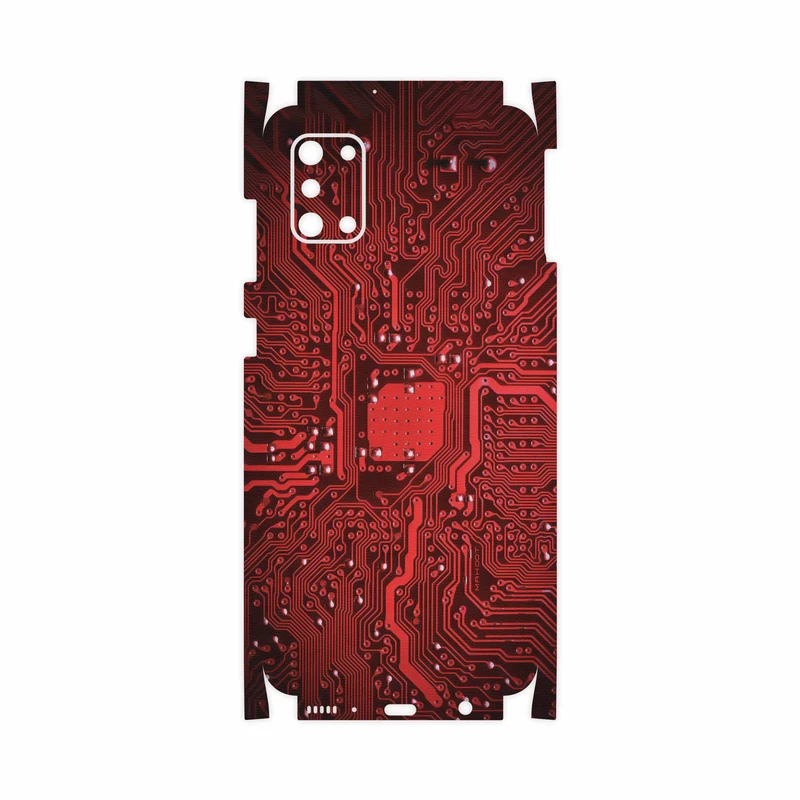 برچسب پوششی ماهوت مدل Red Printed Circuit Board-FullSkin مناسب برای گوشی موبایل سامسونگ Galaxy A31
