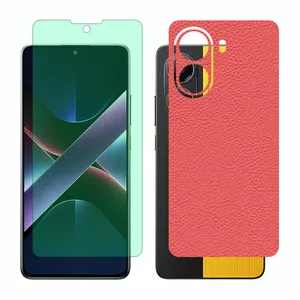 Glass Together model Green light screen protector suitable for Xiaomi Poco X7 Pro mobile phone with back cover sticker