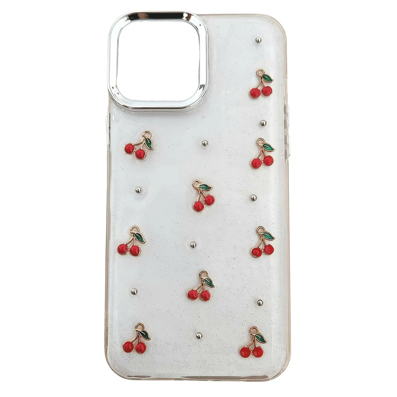 کاور مدل رزینی شاین طرح گیلاس مناسب برای گوشی موبایل اپل iphone 12 Pro Max 