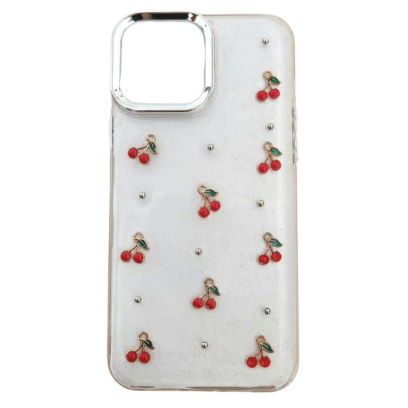 کاور مدل رزینی شاین طرح گیلاس مناسب برای گوشی موبایل اپل iphone 12 Pro Max