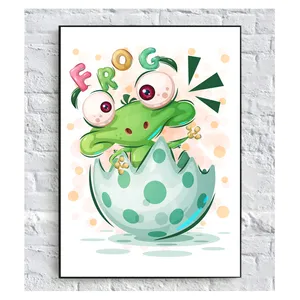 تابلو شاسی کودک مدل قورباغه