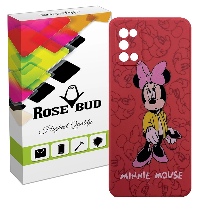 کاور رز باد طرح مینی موس مدل MRM7-058 مناسب برای گوشی موبایل سامسونگ Galaxy A03s