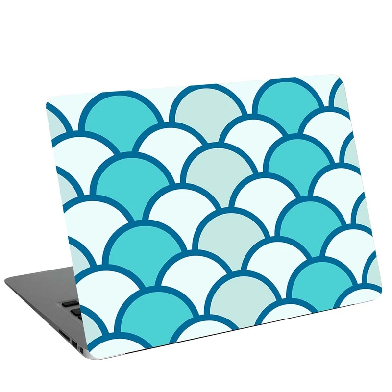 استیکر لپ تاپ طرح Print Bluescales Pattern کد G-233 مناسب برای لپ تاپ 15.6 اینچ