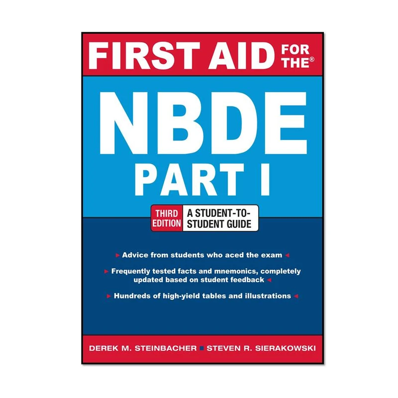 کتاب First Aid for the NBDE Part 1 3rd Edition اثر Derek M. Steinbacher and Steven R. Sierakowski انتشارات مؤلفین طلایی