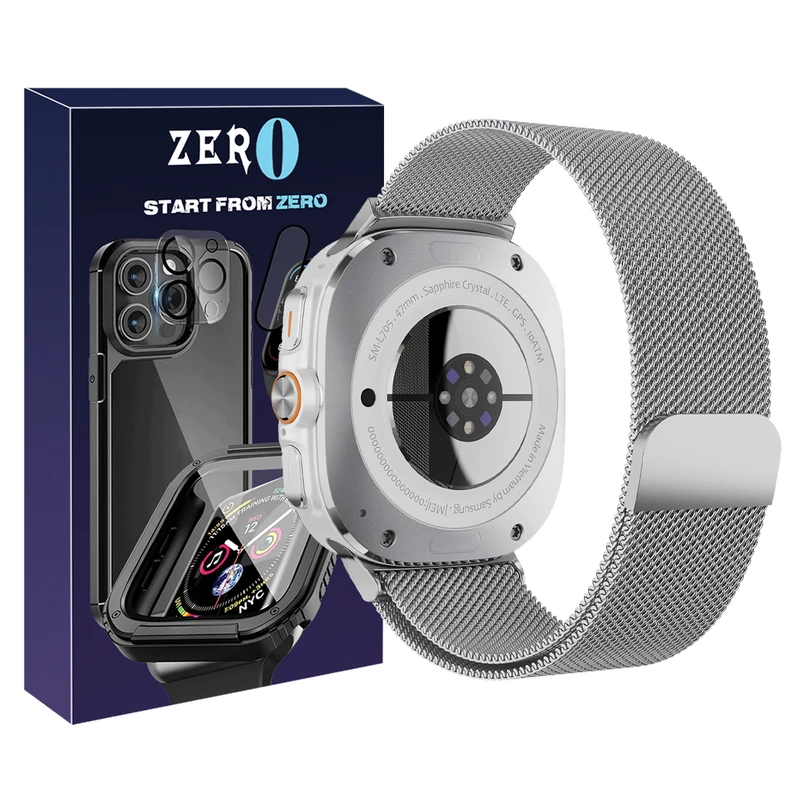 بند زیرو مدل Milanese ZR مناسب برای ساعت هوشمند سامسونگ Galaxy Watch 7 Ultra 47mm