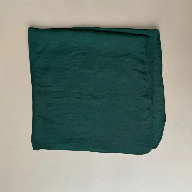 روسری زنانه مدل مینی اسکارف نخی ساده کد 2