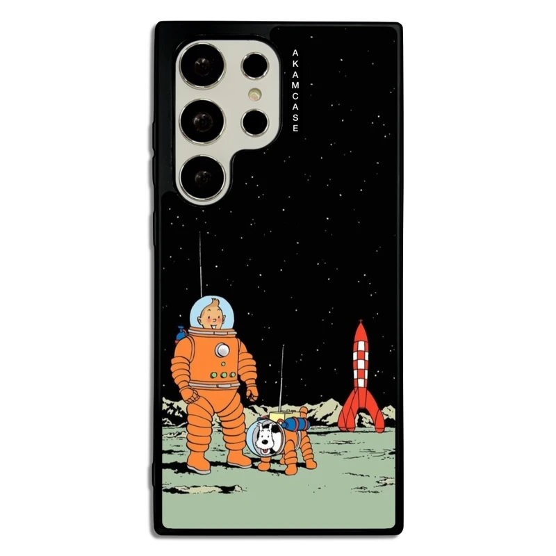 کاور آکام مدل AMC-WSGS23U-TINTIN-22 مناسب برای گوشی موبایل سامسونگ Galaxy S23 Ultra