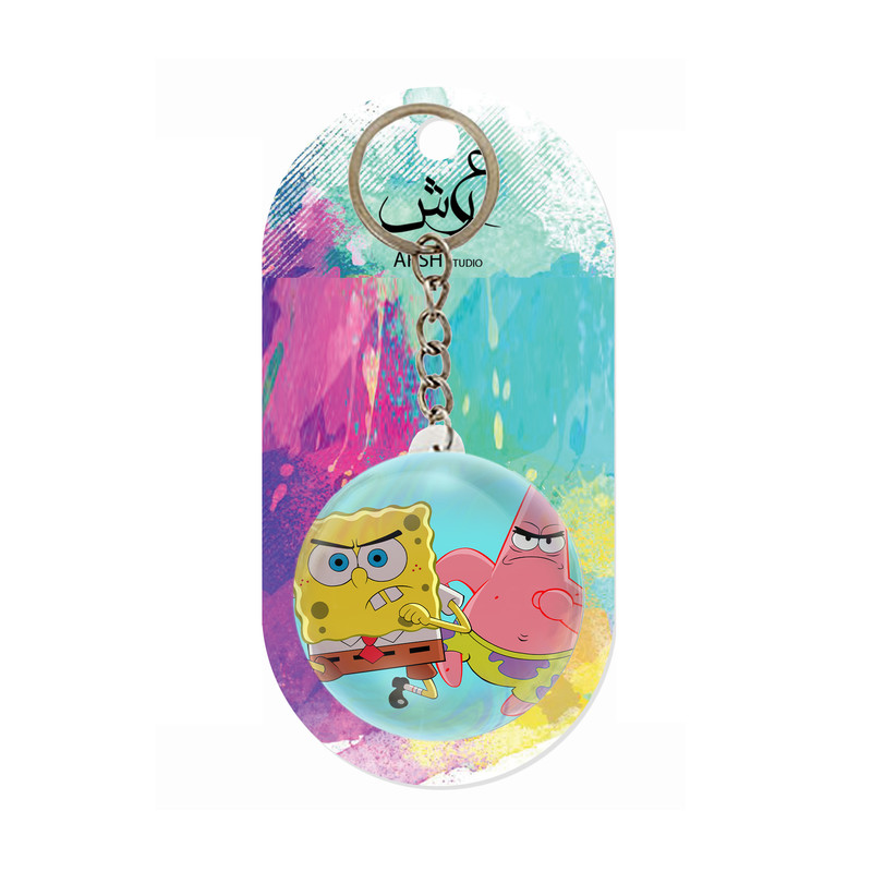 جاکلیدی عرش مدل پاتریک و باب اسفنجی کد Asj1778 جاکلیدی عرش مدل پاتریک و باب اسفنجی کد Asj1778