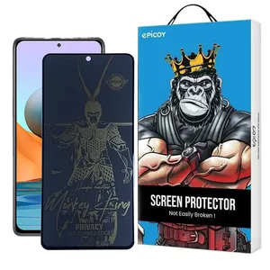 Epicoy wukong privacy Glass Screen Protector For Xiaomi Redmi Note 10 Pro Max/ Note 10 Pro