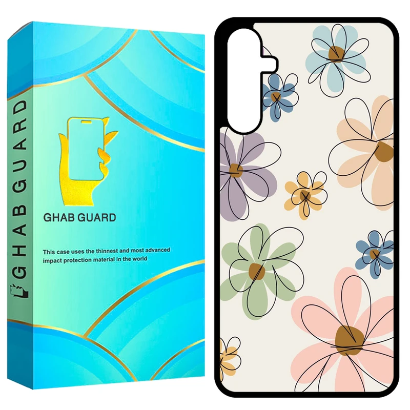 کاور قاب گارد طرح گل مدل GCHPA24 مناسب برای گوشی موبایل سامسونگ Galaxy A24 4G
