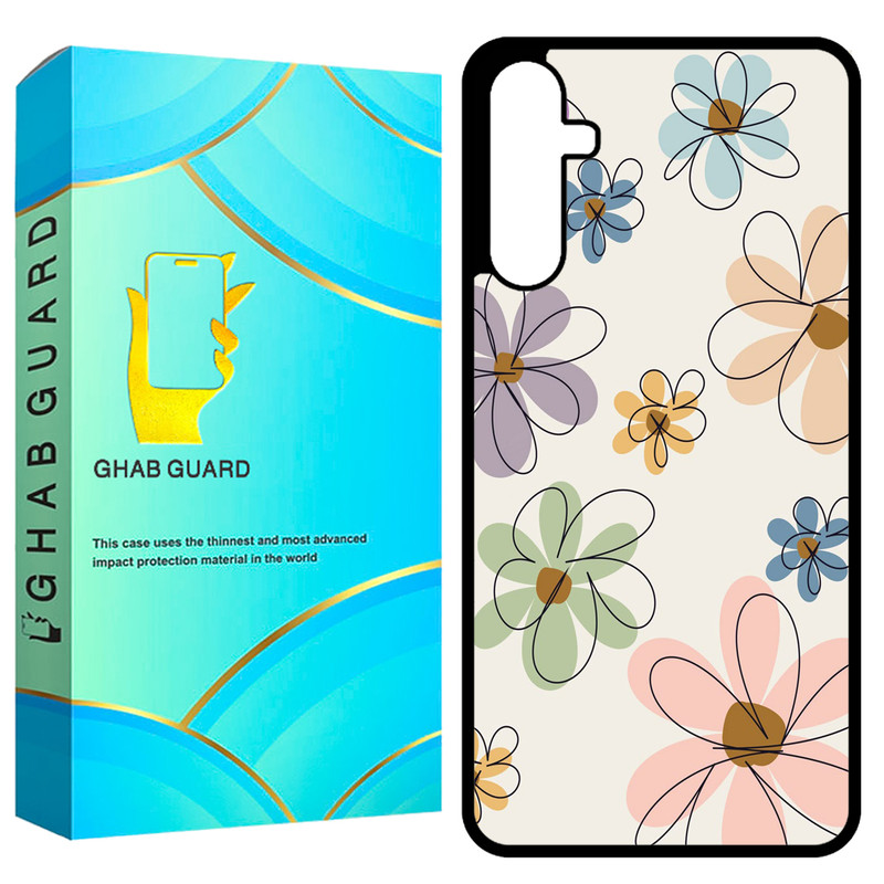 کاور قاب گارد طرح گل مدل GCHPA24 مناسب برای گوشی موبایل سامسونگ Galaxy A24 4G
