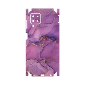 MAHOOT Purple Marble-FullSkin Cover Sticker for Samsung Galaxy A22 4G