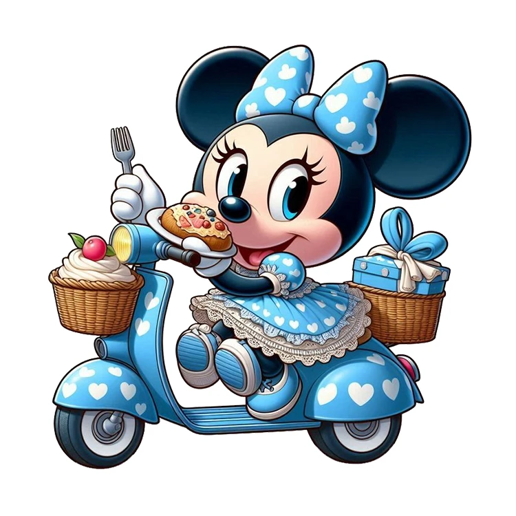 استیکر پارچه و لباس پاد آفرین مدل کارتونی میکی موس کد S2584