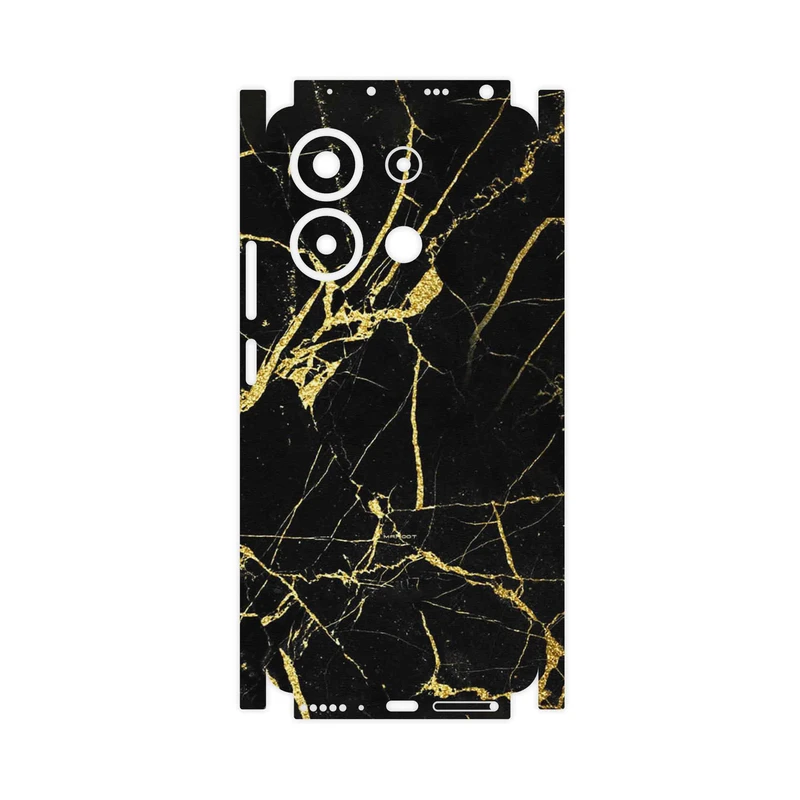 برچسب پوششی ماهوت مدل Graphite_Gold_Marble-FullSkin مناسب برای گوشی موبایل شیائومی Redmi Note 13 4G