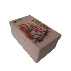 جعبه هدیه مدل موتور و گل طرح happy day کد 16