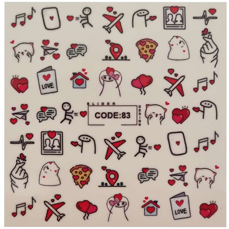 لنز ناخن مدل CODE83